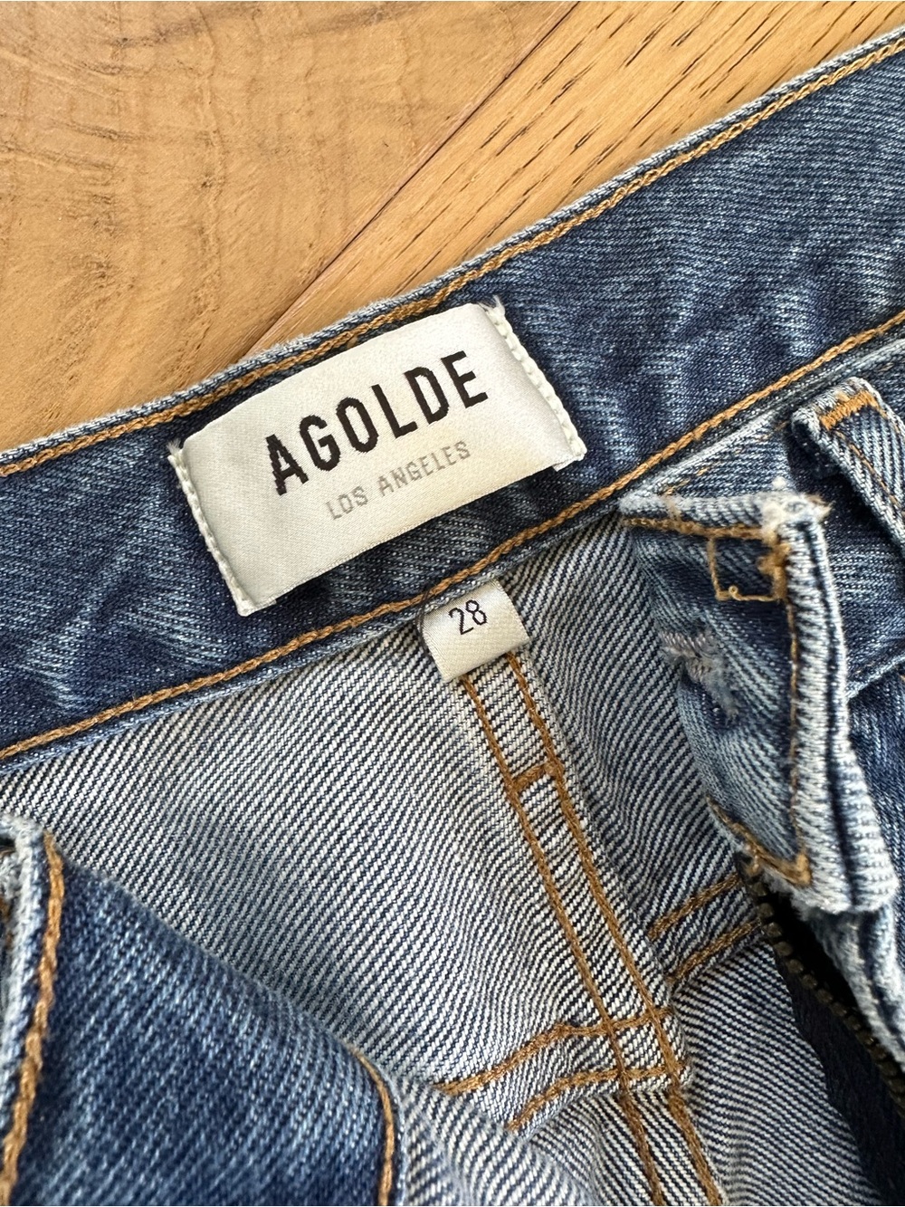 AGOLDE cooper cargo jeans in regulation. - Picture 3 of 8